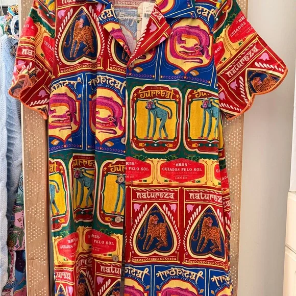 Anthropologie X Farm rio scalloped dress - Picture 2 of 4